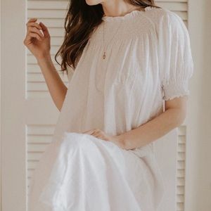 Hill House Swiss Dot Caroline NAP DRESS small